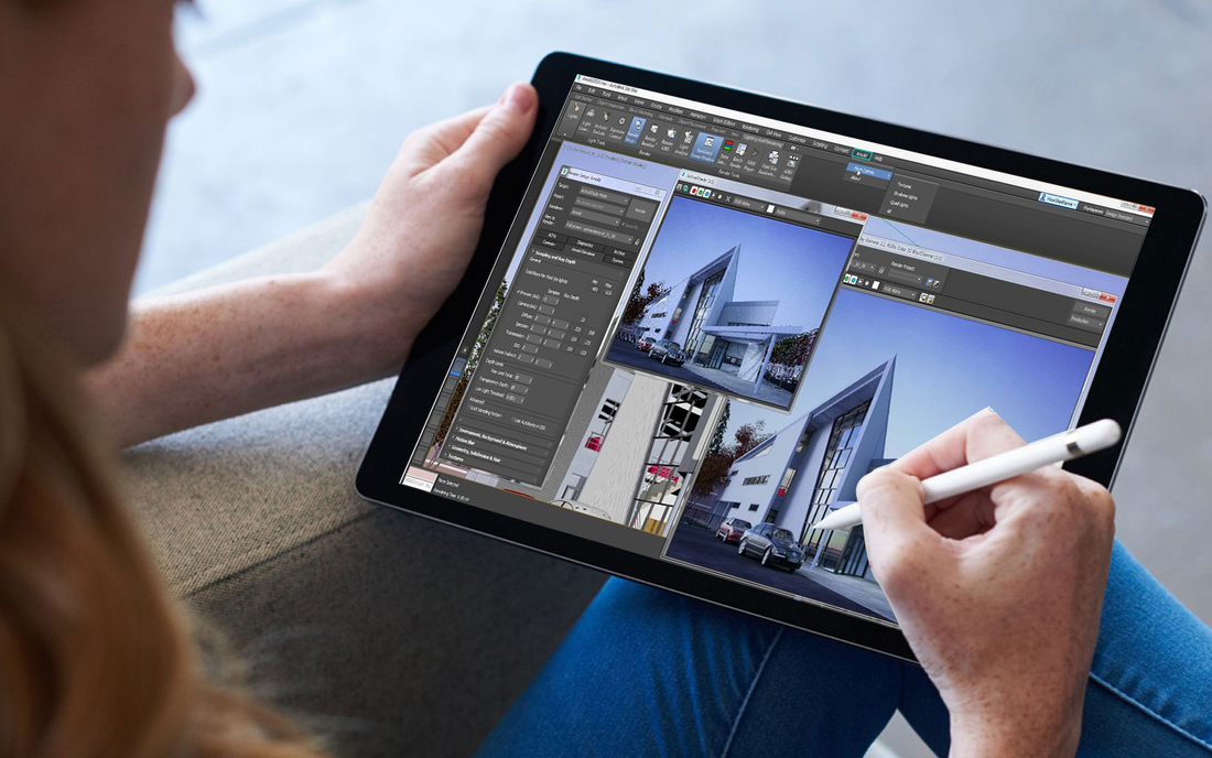 iPad Pro 12.9 useful for an interior designer